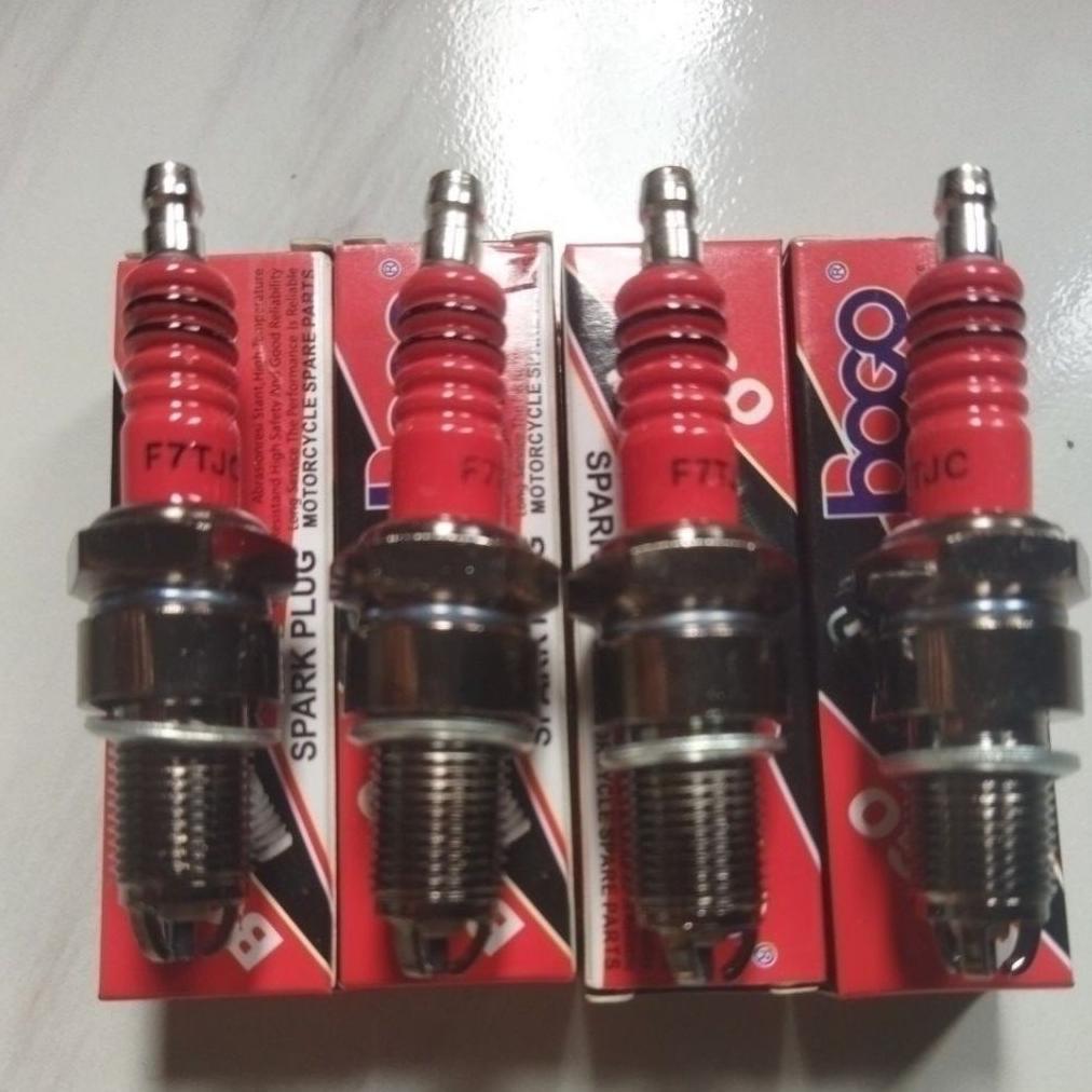 Grosir (Paket 4Pcs) Busi Racing Kaki 3 Mobil Kijang Super Carry.10 Colt T120Ss  Nissan Terano Sideki