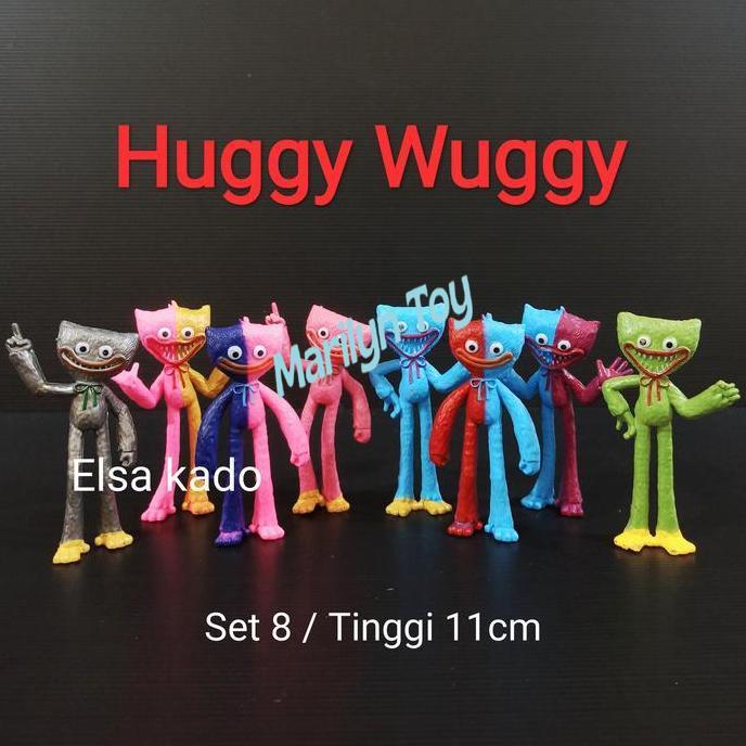 Mainan Figure Game Horor Poppy Playtime Huggy Wuggy Kissy Missy