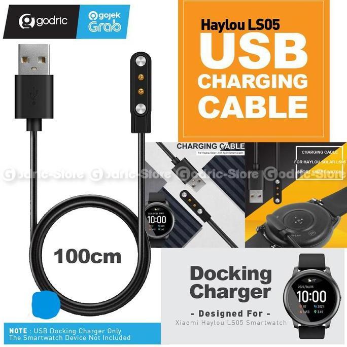 SIKAI Original USB Charger for Haylou Solar LS05 Smartwatch LS 05