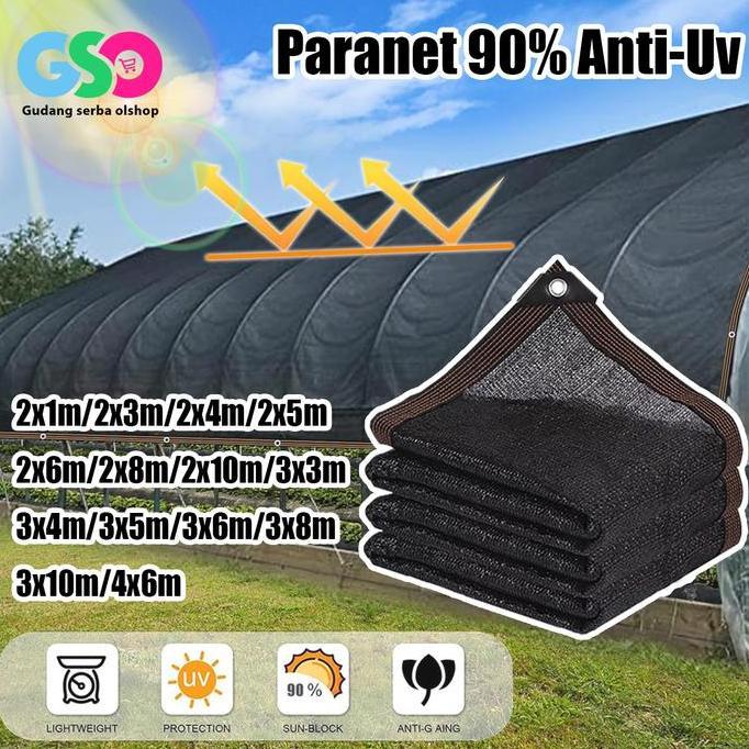 PYLANTUS Paranet 90% Anti-UV Jaring 60g/ Jaring Paranet Kepadatan Tinggi/ Paranet Shading Net /Garde