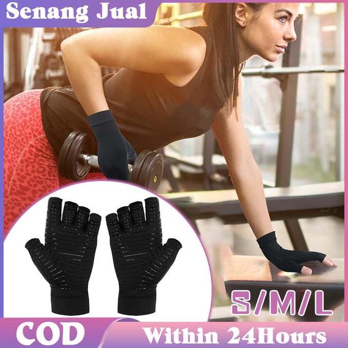 ODONTY 1Pasang Sarung Tangan Arthritis Fisioterapi Magnet Untuk Perawatan Rehabilitasi Tangan