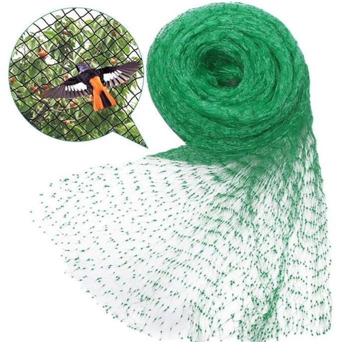 QROPSNO 4x10m Jaring Burung Emprit Jaring Tanaman Multifungsi Jaring Padi Sawah Jaring Anti Burung