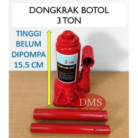 DONGKRAK 3 TON DONGKRAK BOTOL 3 TON DONGKRAK MOBIL HIDROLIK ASLI