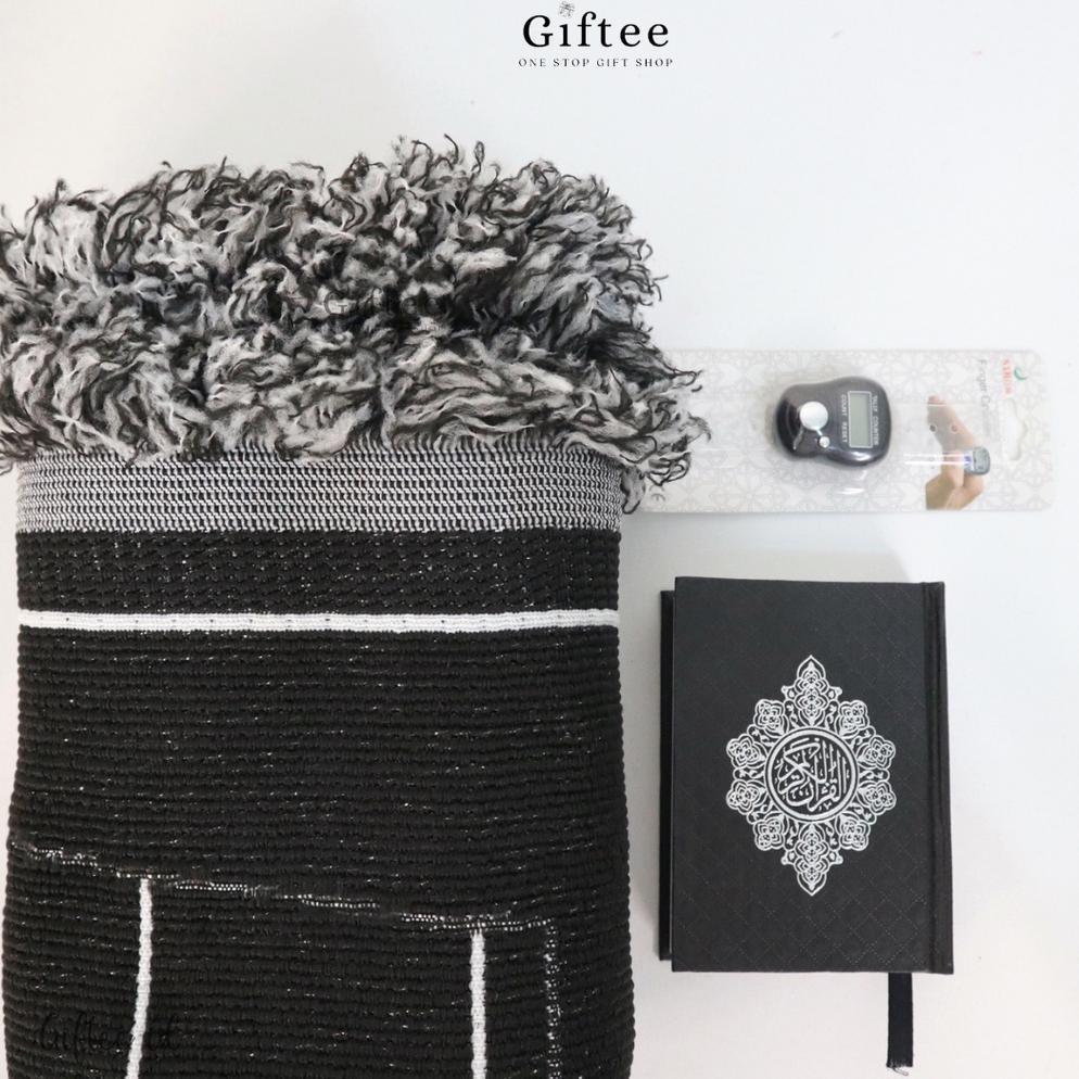 hot deals hampers sajadah couple kado hadiah gift set pernikahan ulang tahun cewek cowok tasbih alqu