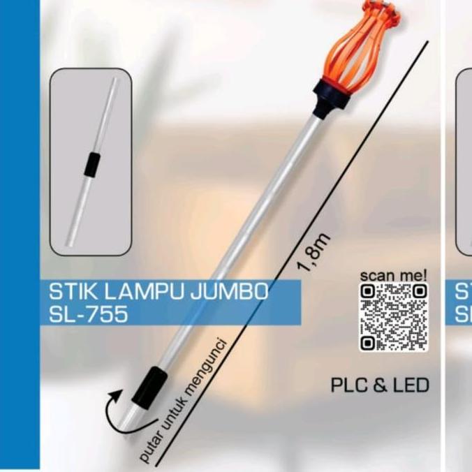 Leggero- Stik Lampu/ Galah Pemasang Lampu