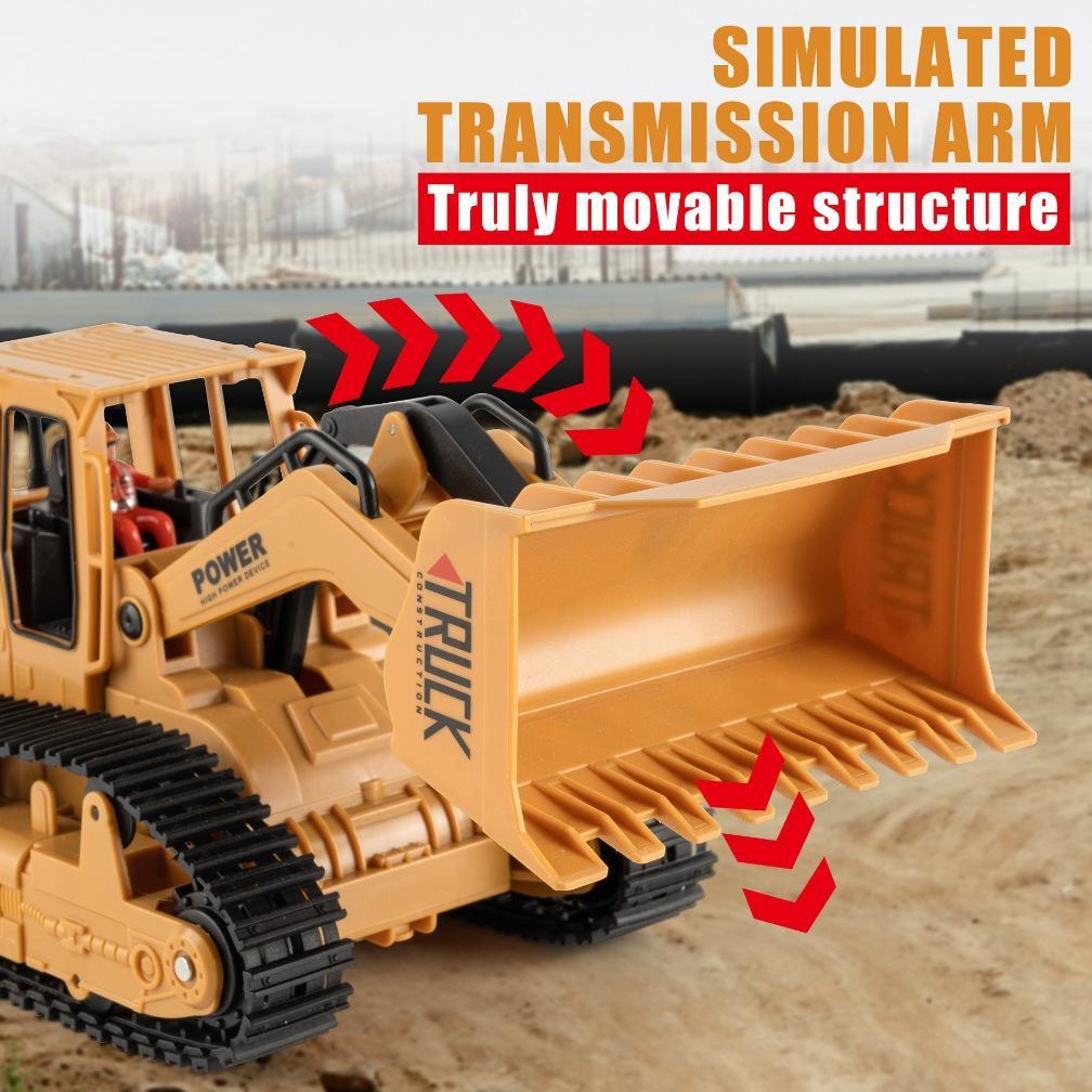 NEW PRODUCT BABYCOLOR 6 Channel Bulldozer Remote Control RC Bulldozer Beko Remote Control Eksavator 