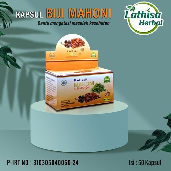 Biji Mahoni 60 Kapsul Mahoni Obat Herbal Alami