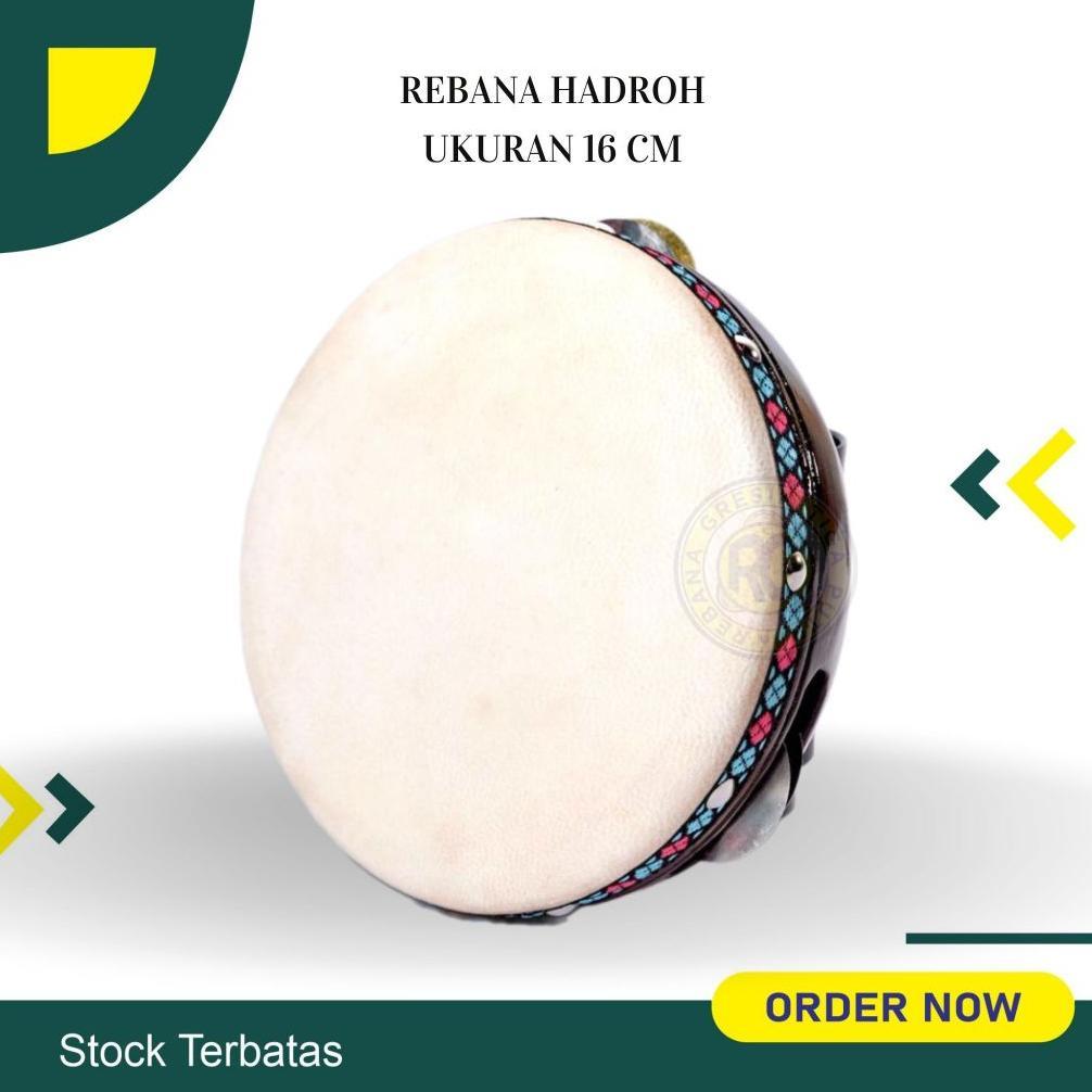 BARSAMTO REBANA ANAK UK 16 CM GENDANG MARAWIS KENDANG ANAK KECIL REBANA HADROH ANAK MURA HADROH ANAK