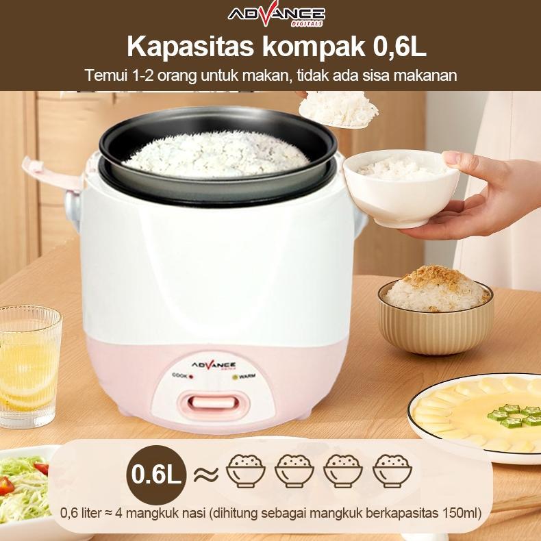 Terbaru Advance Magic Com G-06 Rice Cooker 0.6 Liter Rice Cooker Mini Rice Cooker Low Watt Magicom K