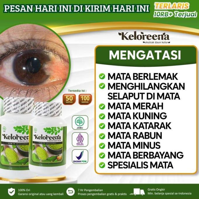 Keloreena Mata Berlemak Ptregium Kekuningan Vitamin Untuk Mata Eye Lens