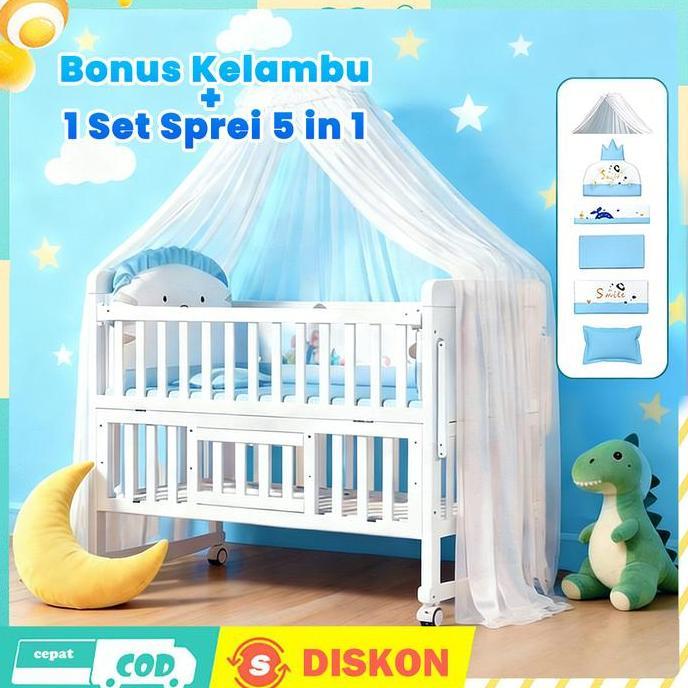 [Live] box bayi lipat tempat tidur murah/baby bed box kayu/little equi box bayi/box tempat tidur bay