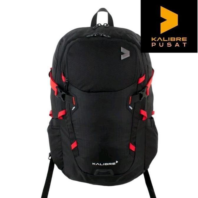 TAS RANSEL LAPTOP KALIBRE CORVUS 25L ORIGINAL BACKPACK KALIBRE CORVUS TAS PUNGGUNG  Hitam Sekolah