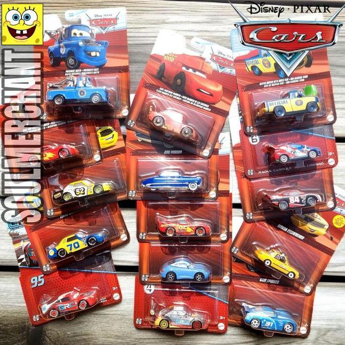 Disney Pixar Cars Mix Varian Diecast Original Mattel - Lightning McQueen Mater Doc Hudson dll New