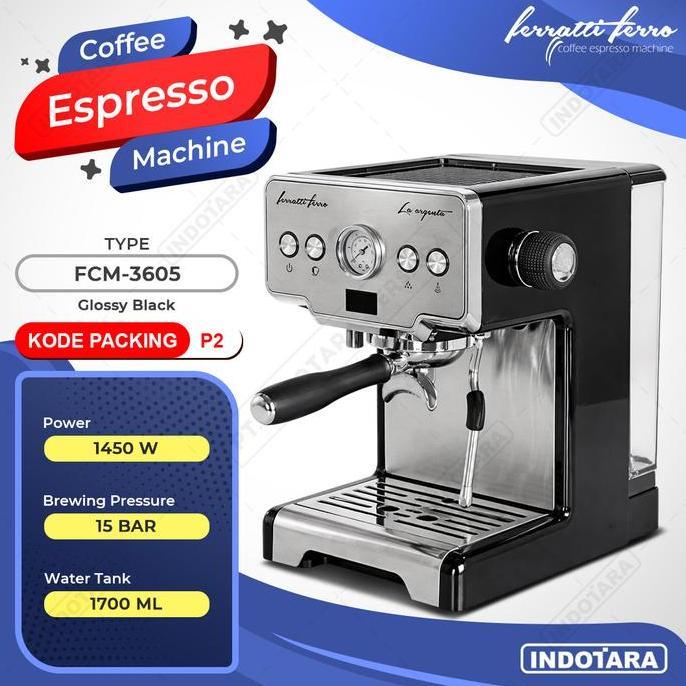 Ferratti Ferro Espresso Machine FCM3605