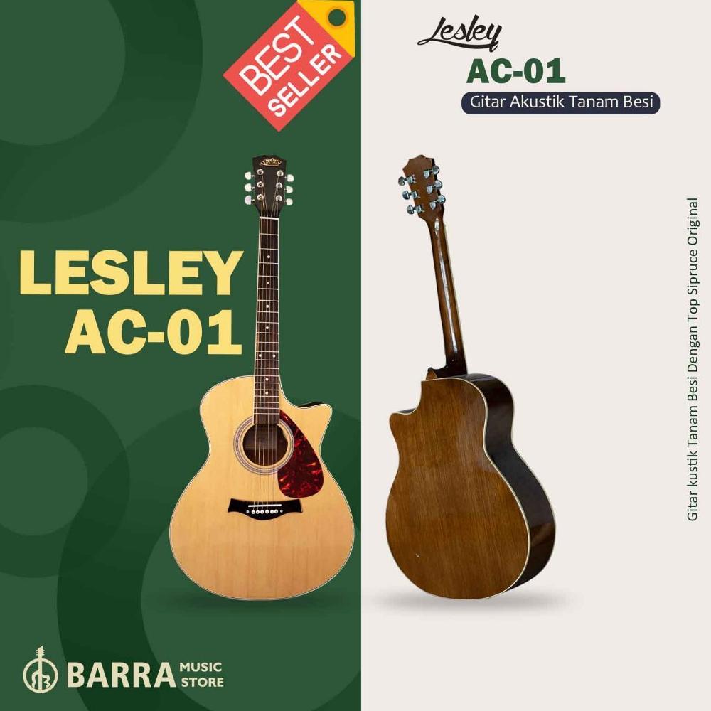 SANYACOLLECTS GITAR AKUSTIK LESLEY AC01 ORIGINAL ORIGINAL