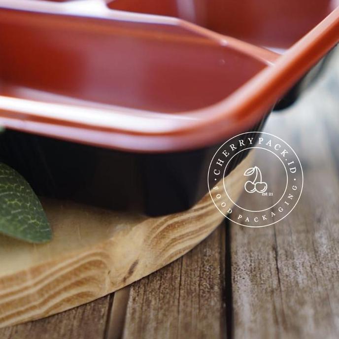 bento sekat 4 /bento box/tempat makanan plastik LS