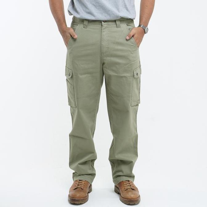 M.Gee Celana Cargo Panjang Pria Mgee Greg C025 Olive