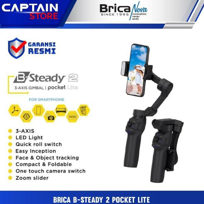 TERLARIS BRICA B-STEADY 2 POCKET LITE - B-STEADY 2 P - 3-AXIS SMARTPHONE POCKET GIMBAL