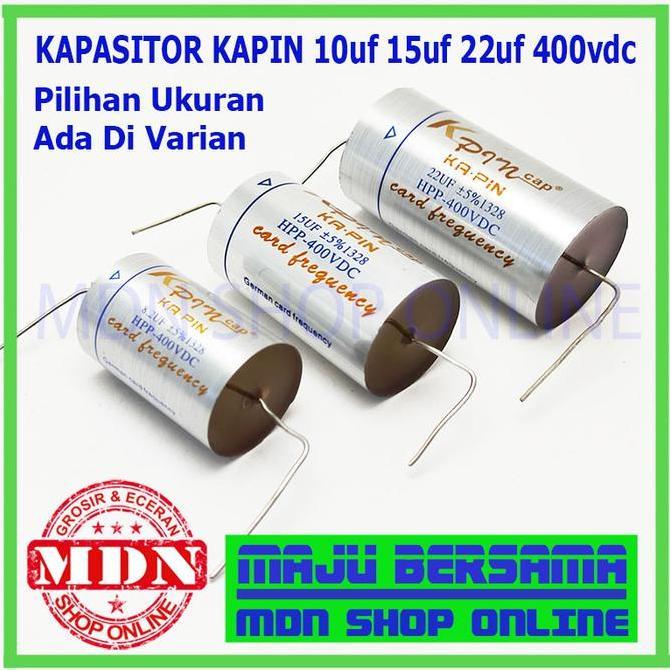 TERLARIS!! KAPASITOR NONPOLAR KA 10UF 15UF 22UF 400V DC - KA-KAPIN