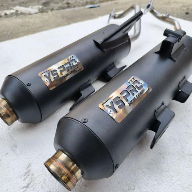 Knalpot MONCONG SIJIRO SHIROJI Original YS PRO Racing Exhaust Saringan full dan Sarteng fullsistem M