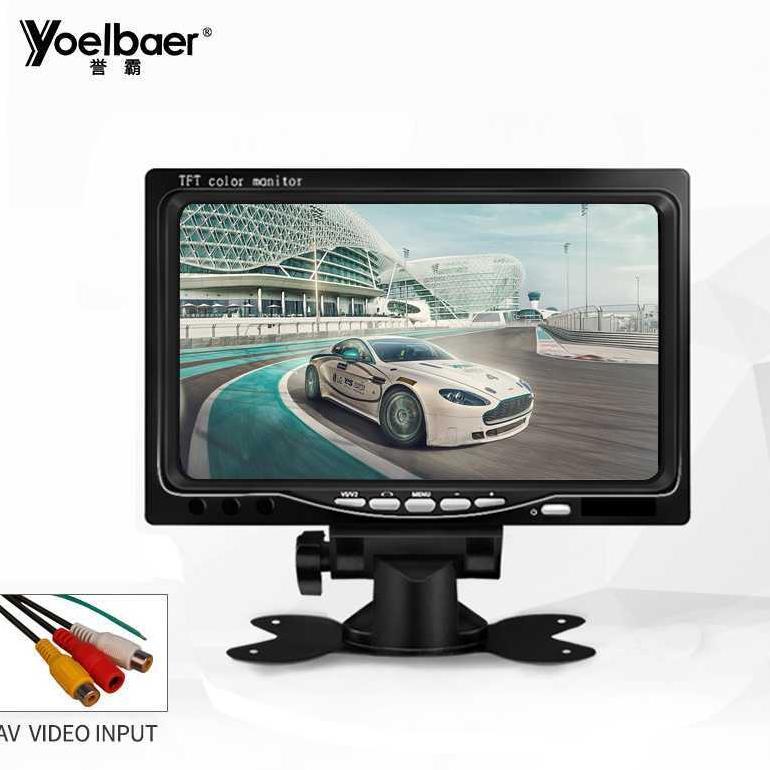 PROMO Yoelbaer Layar Monitor Mobil 7 Inch Car Digital Display TFT