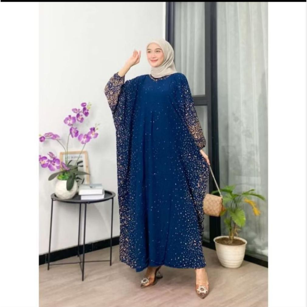 hot deals kaftan semprot bahan rayon super jumbo ld 160cm baju muslim kekinian