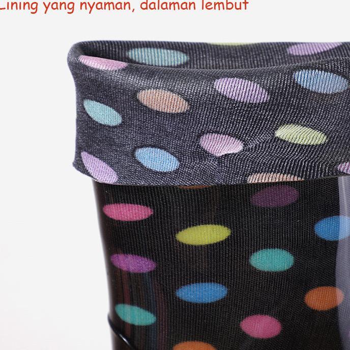 Sepatu Bot Hujan Tinggi Dengan Motif Fashion Sepatu Boots Wanita Import Premium Bots Premium Quality