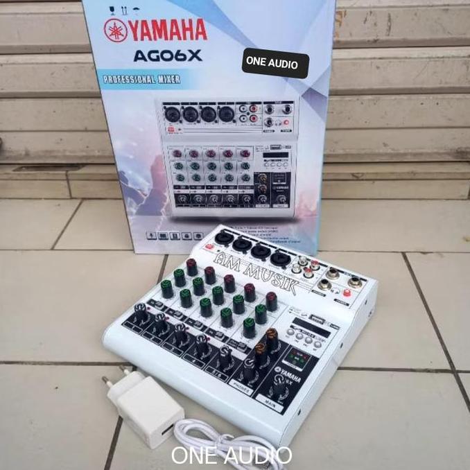 MIXER YAMAHA AG06X MIXER AUDIO 6 CHANNEL AG 06 X