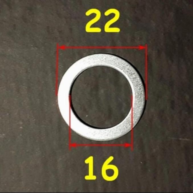 OREJELA Ring 4" 16mm konversi lubang 5" 22mm / Ring mata batu potong gerinda
