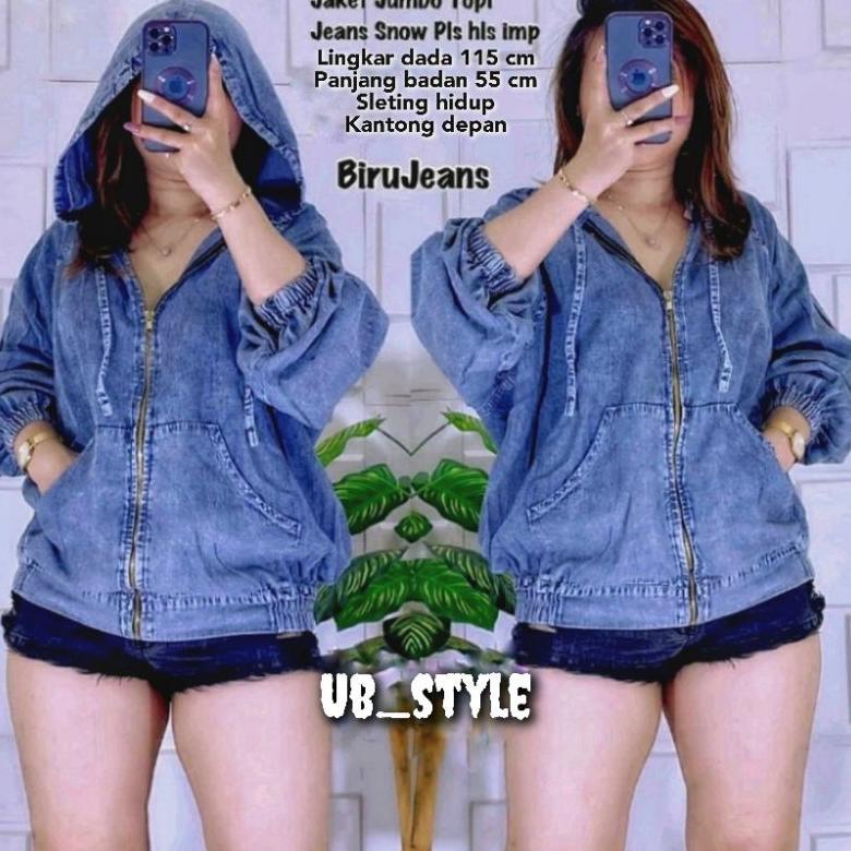 New Jaket Jeans Hoodie Resleting Jaket Wanita Jaket Hoodie Jeans Jaket Resleting