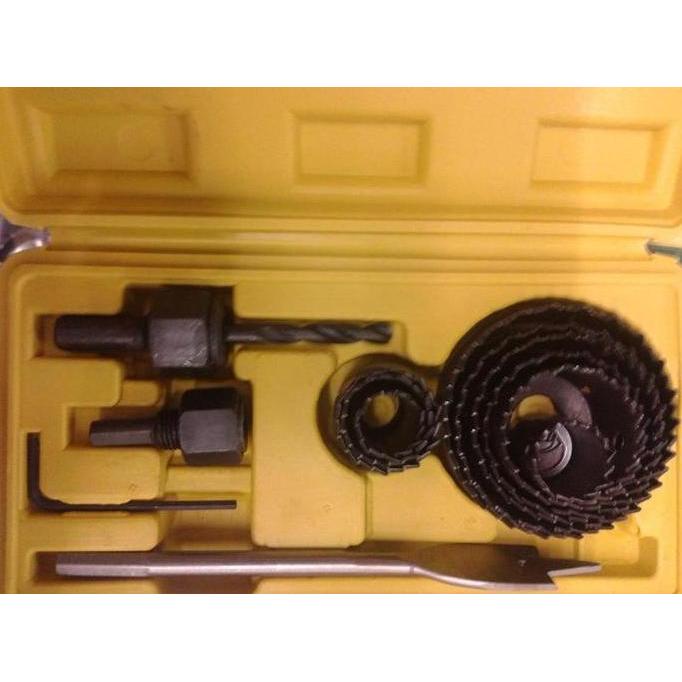 JIDZRUN hole saw set 13 pcs Vitatools / hole saw kit / hole saw kayu set