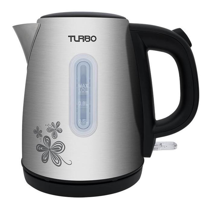 TURBO Kettle Stainless 1 Liter - EHL1058 Teko Listrik EHL 1058