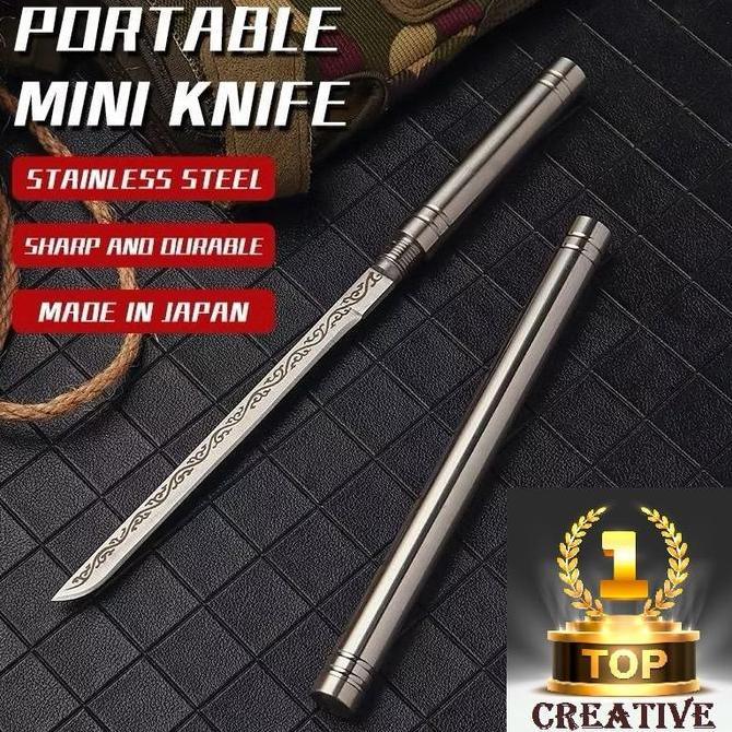 BAQDUNIS PISAU TONGKAT PISAU STICK WUKONG TONGKAT GOKONG PISAU SAYUR PISAU BUAH PISAU MINI pisau dap