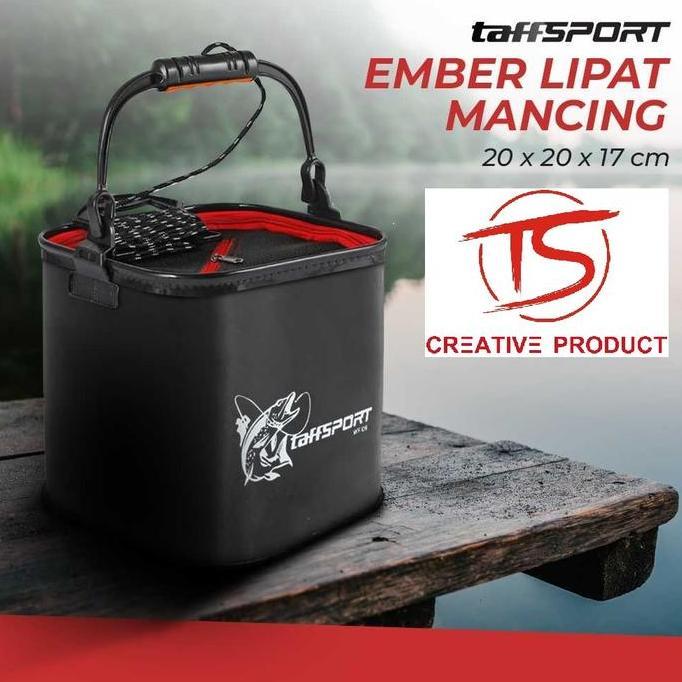 BAQDUNIS Tas mancing ember mancing Ember Lipat Mancing Tempat Ikan Folding Fishing Bucket tas pancin
