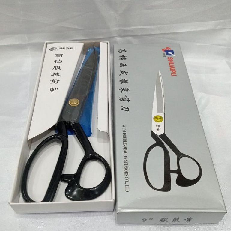 Gunting Shuaipu 9"/Gunting Kain/Gunting Untuk Jahit/Gunting Kain Tajam