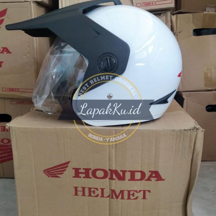 Obral Murah Helm Honda Crf 150 Semi Cross, Retro, Terbaru Sni Original Honda
