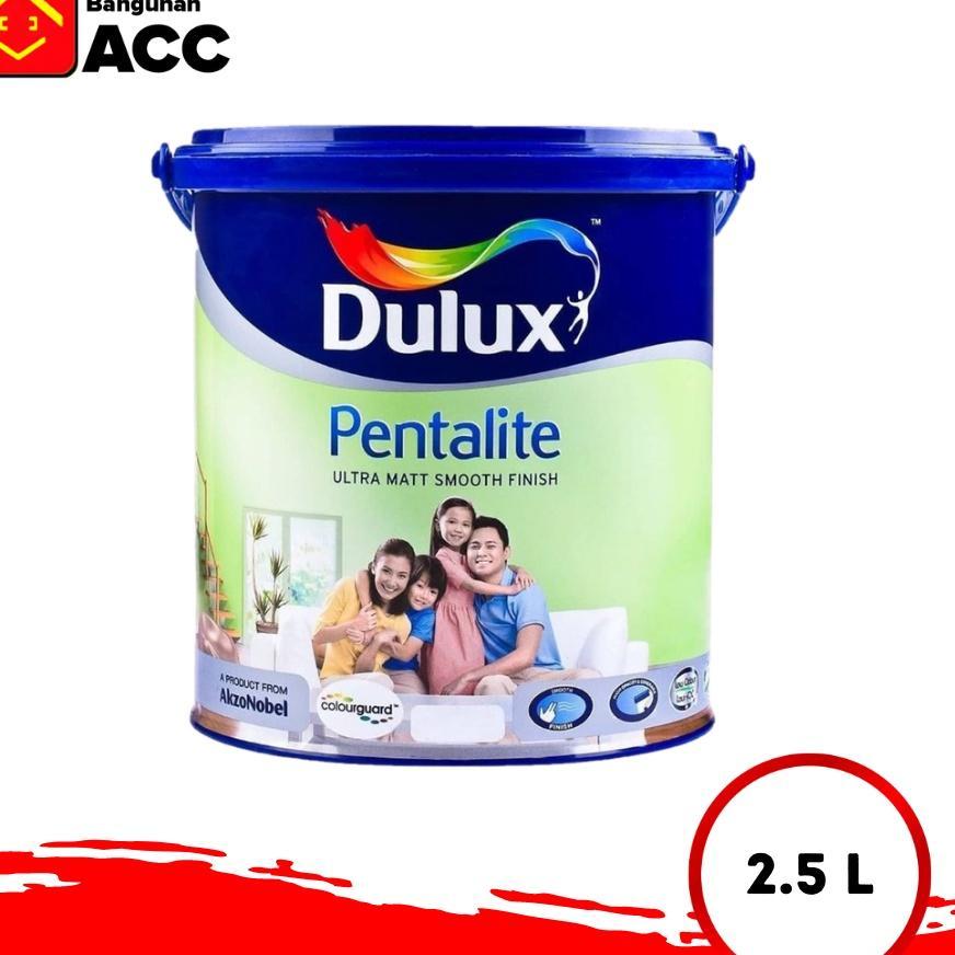 Cat Dinding - Cat Tembok - Dulux - Cat Dulux Pentalite Cat Tembok Premium Interior 2,5Liter