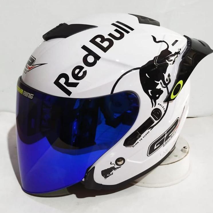 Helm G2 Optimak Paket Ganteng Redbull Original Sni