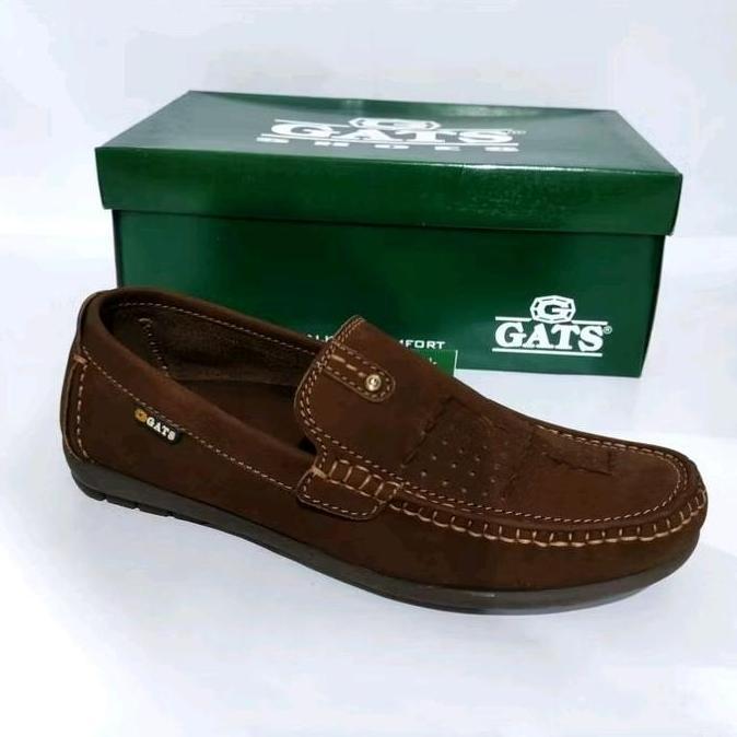 Sepatu Kulit GATS HK 3 Orinal Sepatu Pria asin - Coklat