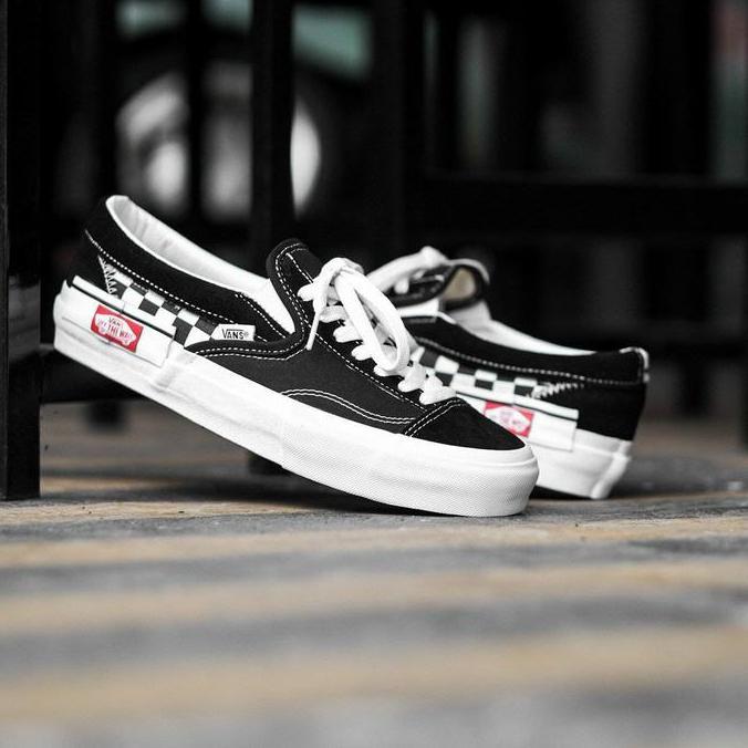 Vans Slip On Cut And Paste Black White Orinal