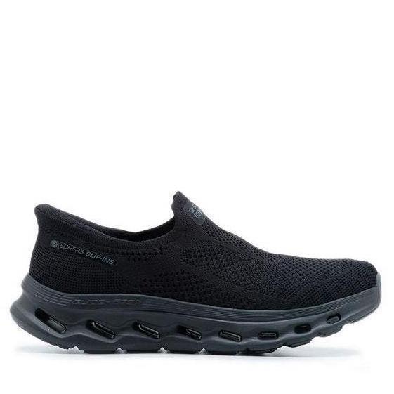 SKECHERS GLIDE-STEP FLEX Slip On MEN'S FITNESS SHOES - BLACK