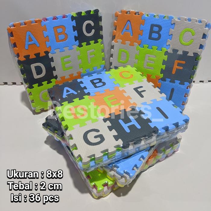 TERLARIS Matras Puzzle Abjad Mini / Tebal 2 cm
