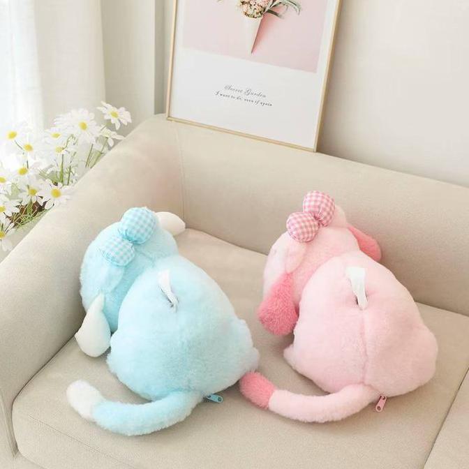 BONEKA TEMPAT TISU MELODY KUROMI CINNAMOROLL KUCING CAT TISSUE PLUSH LUCU SANRIO HELLO KITTY