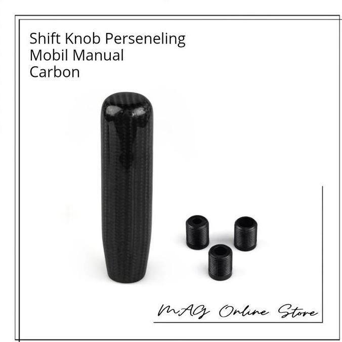 Shift Knob Perseneling Carbon Mobil Manual - Shift Knob Carbon - Tuas Perseneling Mobil Restock