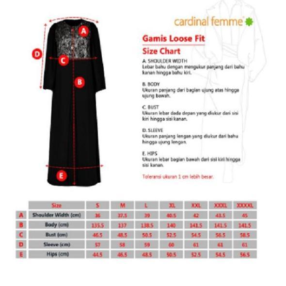 Cardinal Gamis Loose Fit D0485JD