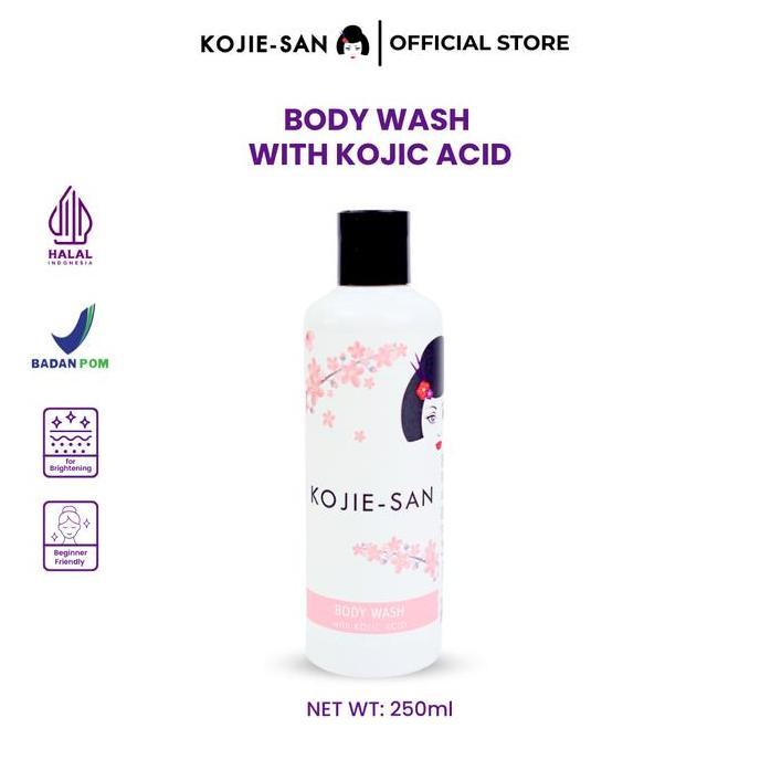 Bathe- Kojie-San Body Sh 250Ml Soap Whitening Moisturizing With Kojic Acid Mencerahkan Kulit