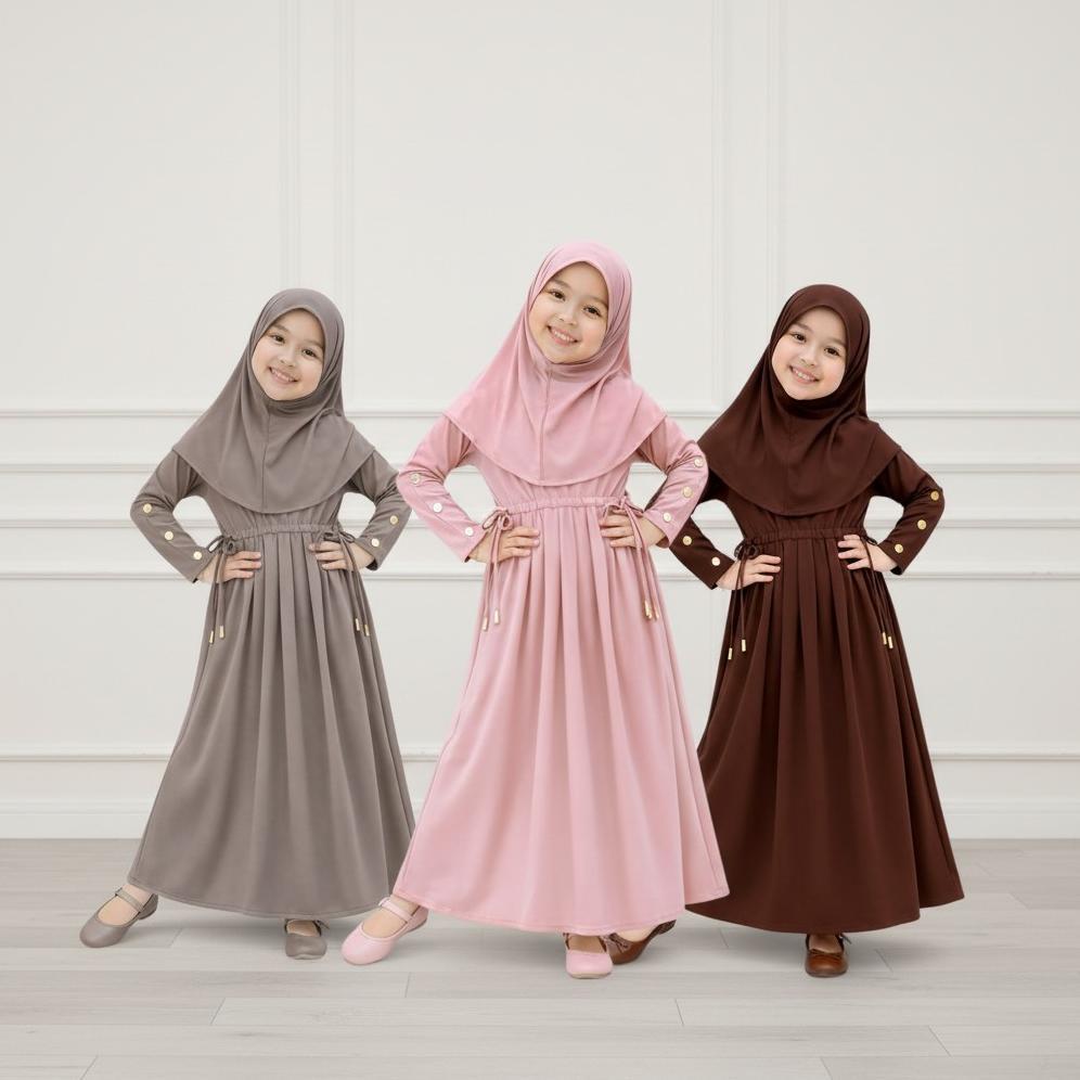 BEST SELLER GAMIS ANAK MEWAH DRESS ANAK PEREMPUAN - GAMIS ANAK MEWAH BAHAN HALUS LEMBUT INARA