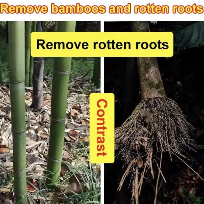 Huayuan- Bubuk Anti-Gulma Herbisida Pembunuh Herbisida Biologis Gulma Dan Pohon Daun Membunuh Akar P