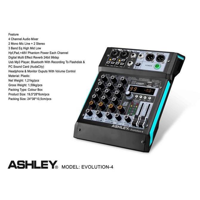 Vocale- Mixer Audio Ashley Evolution4 Evolution 4