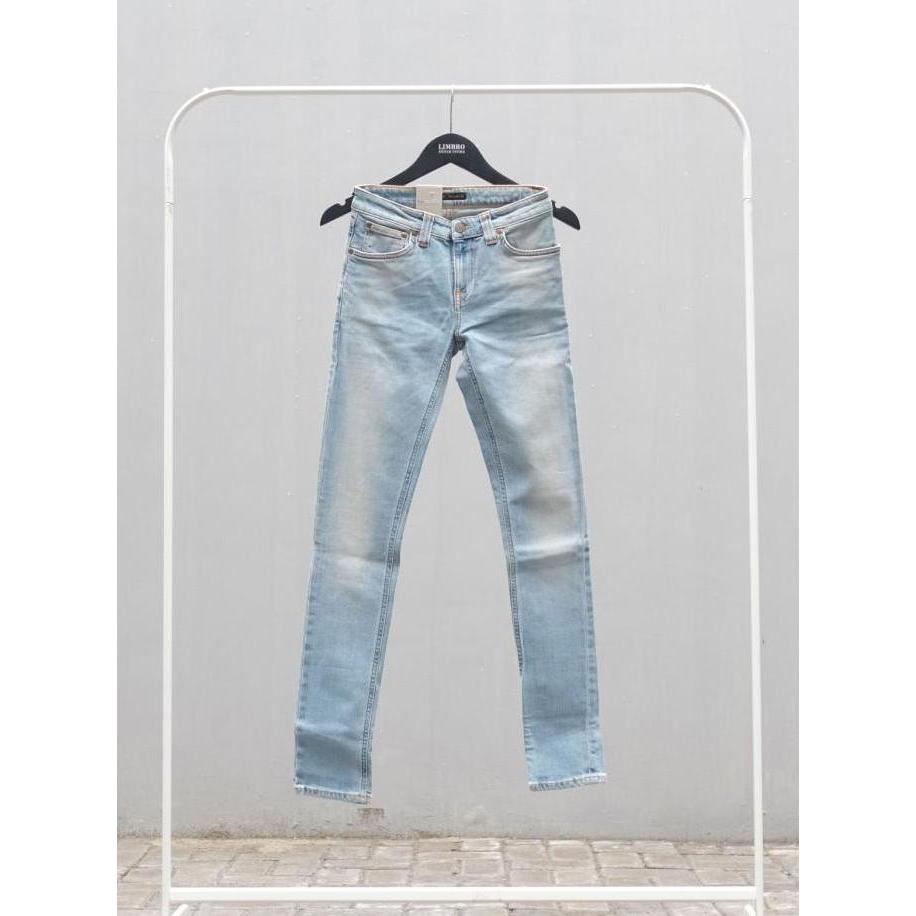 NUDIE SKINNY LIN BLONDE ORANGE